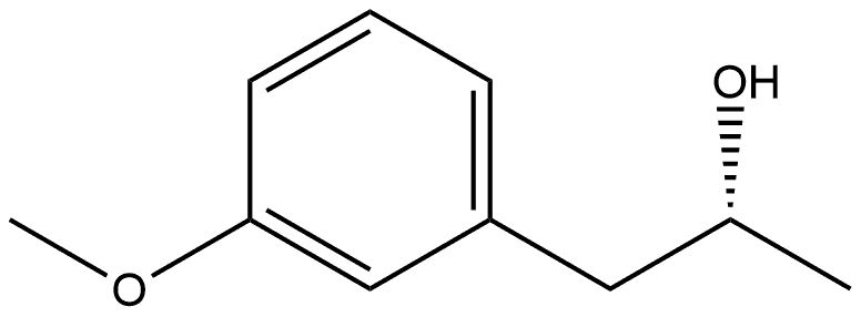 Benzeneethanol, 3-methoxy-a-methyl-, (aR)- Structural