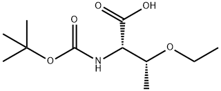 L-Threonine, N-[(1,1-dimethylethoxy)carbonyl]-O-ethyl- Structural