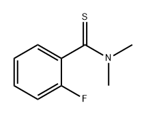 Benzenecarbothioamide, 2-fluoro-N,N-dimethyl- Structural