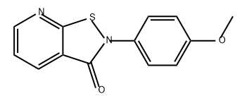 Isothiazolo[5,4-b]pyridin-3(2H)-one, 2-(4-methoxyphenyl)- Structural