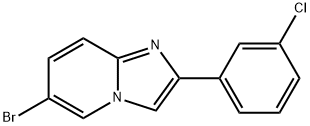 Imidazo[1,2-a]pyridine, 6-bromo-2-(3-chlorophenyl)- Structural