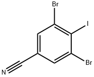 Benzonitrile, 3,5-dibromo-4-iodo- Structural