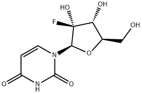 Uridine, 2'-C-fluoro- Structural