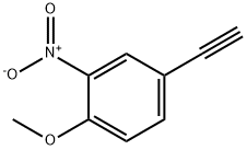 Benzene, 4-ethynyl-1-methoxy-2-nitro- Structural