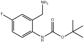 tert-butyl
N-[2-(aminomethyl)-4-fluorophenyl]carbamate