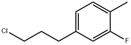 Benzene, 4-(3-chloropropyl)-2-fluoro-1-methyl- Structural