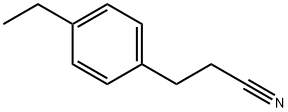 Benzenepropanenitrile, 4-ethyl- Structural