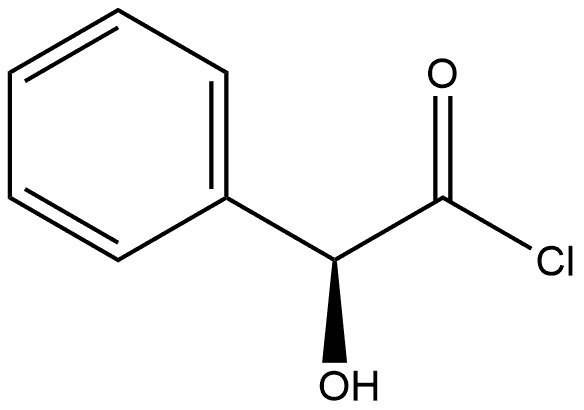 Benzeneacetyl chloride, α-hydroxy-, (αS)- Structural