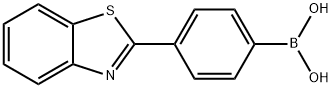 Boronic acid, B-[4-(2-benzothiazolyl)phenyl]- Structural