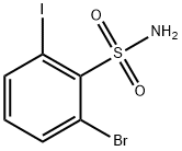 Benzenesulfonamide, 2-bromo-6-iodo- Structural