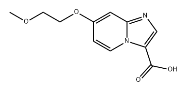 Imidazo[1,2-a]pyridine-3-carboxylic acid, 7-(2-methoxyethoxy)- Structural