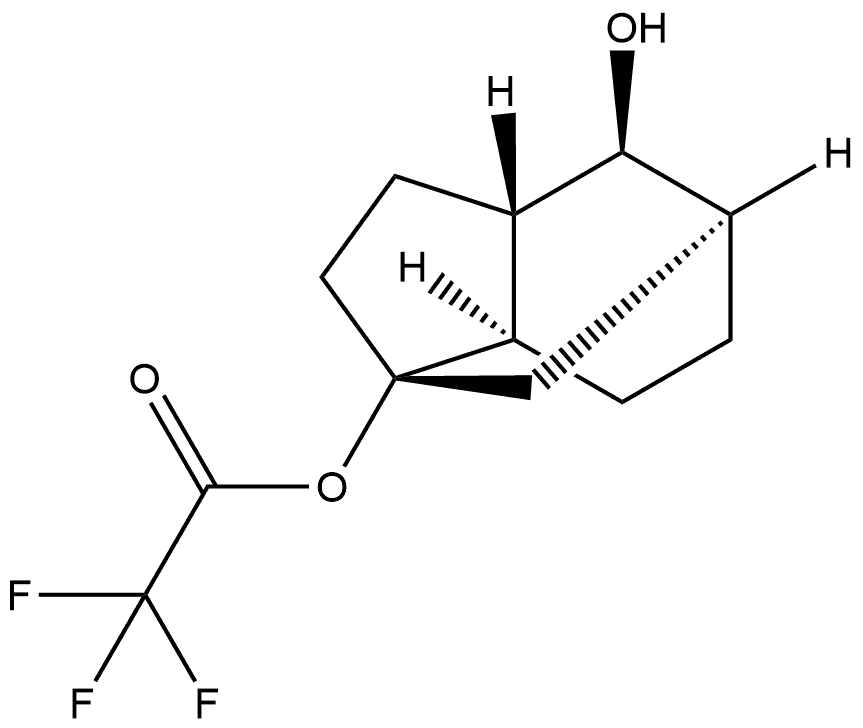 Acetic acid, trifluoro-, octahydro-4-hydroxy-1,5-methano-1H-inden-1-yl ester, (1α,3aβ,4β,5β,7aβ)- (9CI) Structural