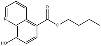 n-butyl 8-hydroxyquinoline-5-carboxylate Structural