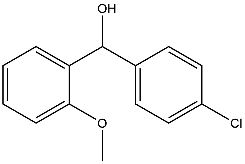 Benzenemethanol, α-(4-chlorophenyl)-2-methoxy- (9CI) Structural