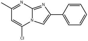 Imidazo[1,2-a]pyrimidine, 5-chloro-7-methyl-2-phenyl- Structural
