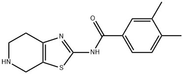 Benzamide, 3,4-dimethyl-N-(4,5,6,7-tetrahydrothiazolo[5,4-c]pyridin-2-yl)- Structural