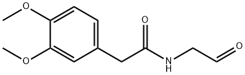 Benzeneacetamide, 3,4-dimethoxy-N-(2-oxoethyl)- Structural