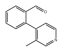 Benzaldehyde, 2-(3-methyl-4-pyridinyl)- Structural