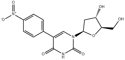 Uridine, 2'-deoxy-5-(4-nitrophenyl)- Structural