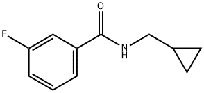 Benzamide, N-(cyclopropylmethyl)-3-fluoro- Structural