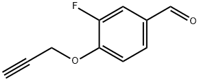 Benzaldehyde, 3-fluoro-4-(2-propyn-1-yloxy)- Structural
