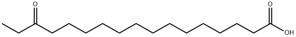 Heptadecanoic acid, 15-oxo- Structural