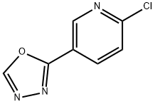 Pyridine, 2-chloro-5-(1,3,4-oxadiazol-2-yl)- Structural