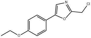 Oxazole, 2-(chloromethyl)-5-(4-ethoxyphenyl)- Structural