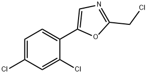 Oxazole, 2-(chloromethyl)-5-(2,4-dichlorophenyl)- Structural