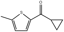 Methanone, cyclopropyl(5-methyl-2-thienyl)- Structural