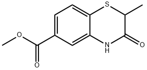 Methyl 3,4-dihydro-2-methyl-3-oxo-2H-1,4-benzothiazine-6-carboxylate Structural