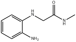 Acetamide, 2-[(2-aminophenyl)amino]-N-methyl- Structural