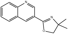 Quinoline, 3-(4,5-dihydro-4,4-dimethyl-2-oxazolyl)- Structural