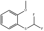 Difluoromethyl 2-methoxyphenyl sulphide Structural