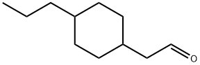 Cyclohexaneacetaldehyde, 4-propyl- Structural