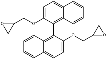 Oxirane, 2,2'-[[1,1'-binaphthalene]-2,2'-diylbis(oxymethylene)]bis- Structural