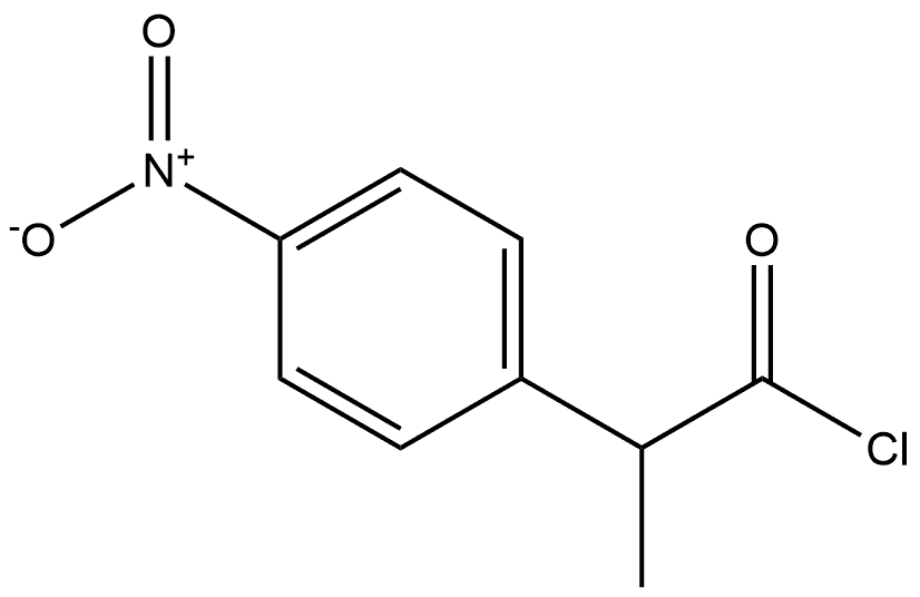 Benzeneacetyl chloride, α-methyl-4-nitro- Structural