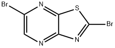 Thiazolo[4,5-b]pyrazine, 2,6-dibromo- Structural