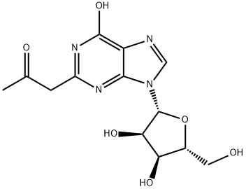 Inosine, 2-(2-oxopropyl)- (9CI) Structural