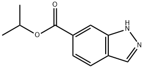 Isopropyl 1H-indazole-6-carboxylate Structural