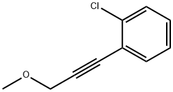 Benzene, 1-chloro-2-(3-methoxy-1-propyn-1-yl)- Structural