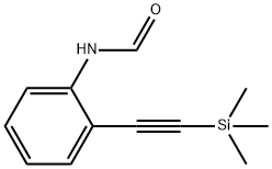 N-(2-((Trimethylsilyl)ethynyl)phenyl)formamide Structural