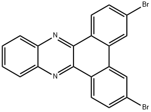 Dibenzo[a,c]phenazine, 3,6-dibromo- Structural