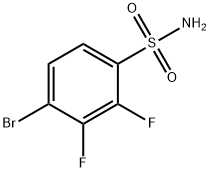 Benzenesulfonamide, 4-bromo-2,3-difluoro- Structural