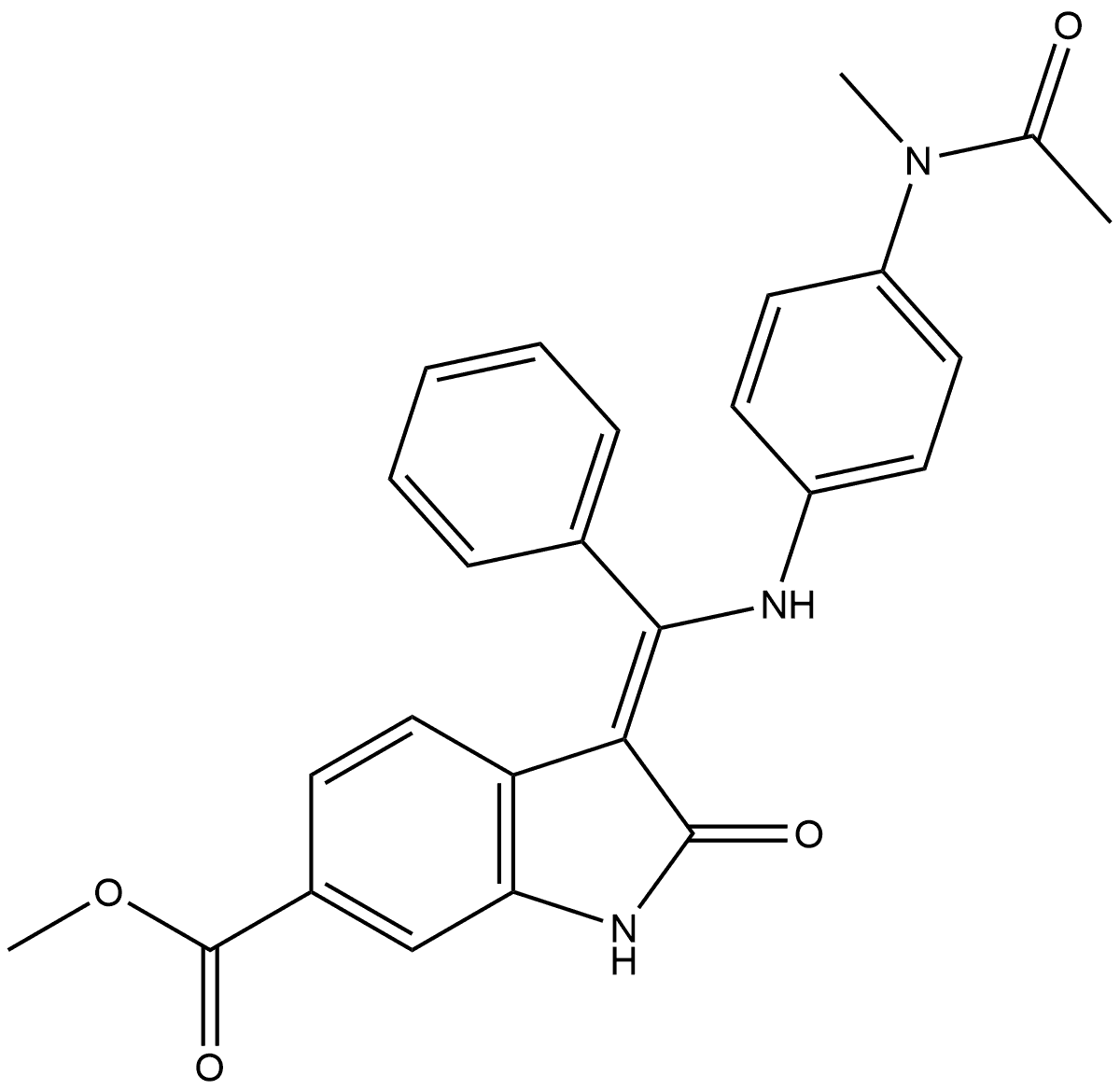 Nintedanib Acetyl Impurity Structural