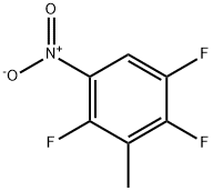 Benzene, 1,2,4-trifluoro-3-methyl-5-nitro- Structural