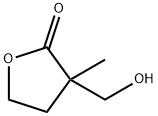 Dihydro-3-(hydroxymethyl)-3-methyl-2(3H)-furanone Structural