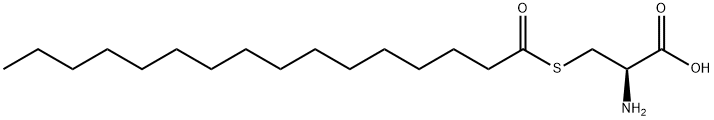 L-Cysteine, S-(1-oxohexadecyl)- Structural
