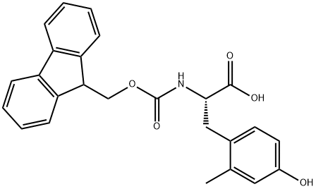 L-Tyrosine, N-[(9H-fluoren-9-ylmethoxy)carbonyl]-2-methyl- Structural