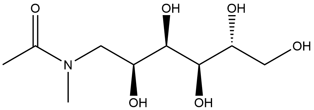 D-Glucitol, 1-(acetylmethylamino)-1-deoxy- Structural